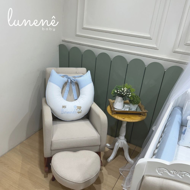 Almofada de Amamentação Ursinho Aviador 200 Fios 4563