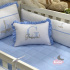 Almofada Decorativa Cute Baby Barquinho Azul Personale 140 Fios