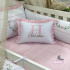 Almofada Decorativa Cute Baby Coração Florido Rosa Personale 140 Fios