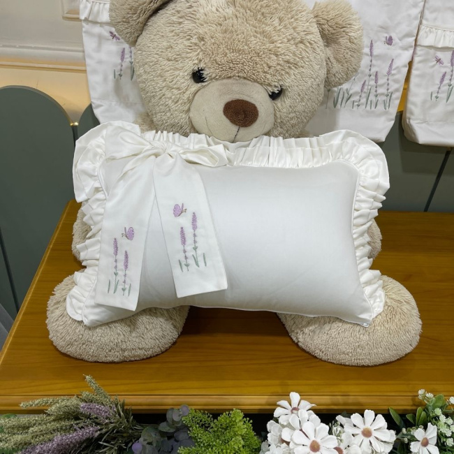 Almofada Decorativa Laço Lavanda Baby 400 Fios 4499
