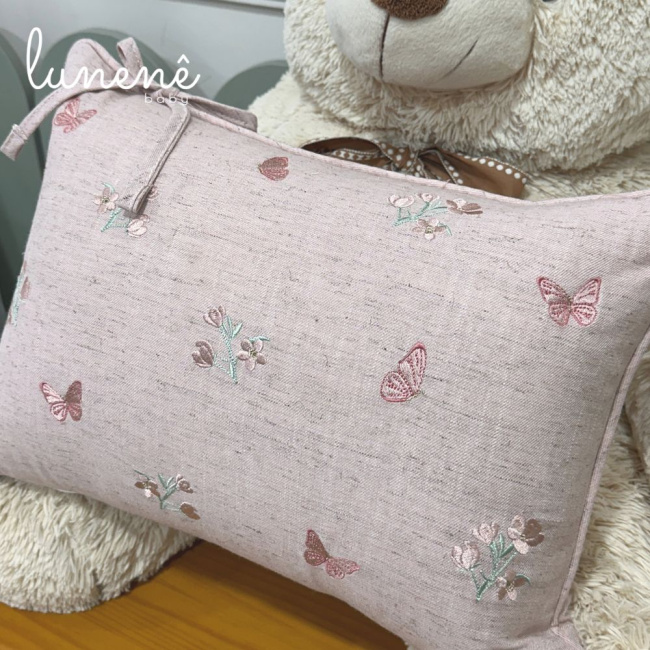 Almofada Decorativa Linho Baby Rose 200 Fios 4581