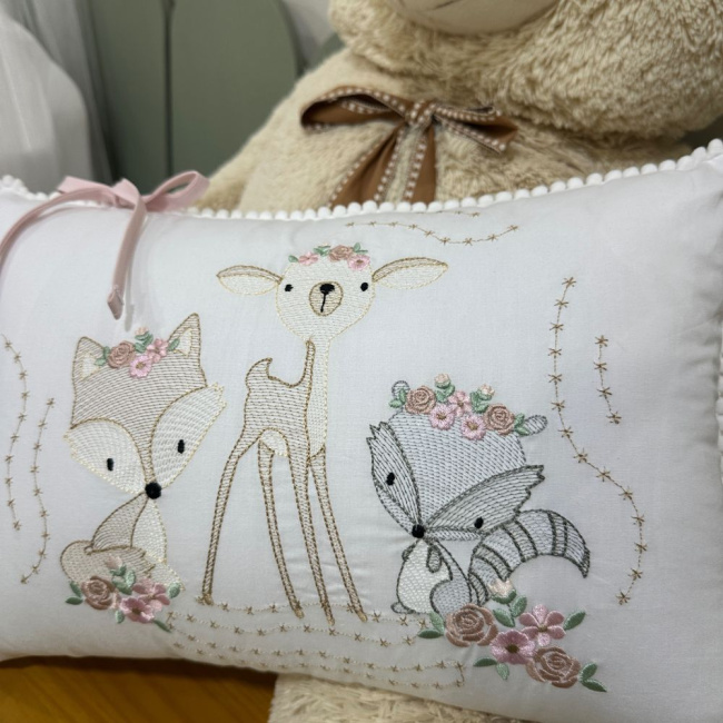 Almofada Decorativa Lunenê Baby Bichinhos 9506