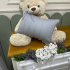 Almofada Decorativa Lunenê Baby Cinza 400 Fios 9273