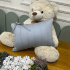 Almofada Decorativa Lunenê Baby Cinza 400 Fios 9273