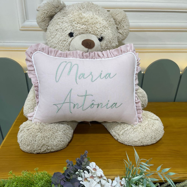 Almofada Decorativa Lunenê Baby Maria Antônia 9256