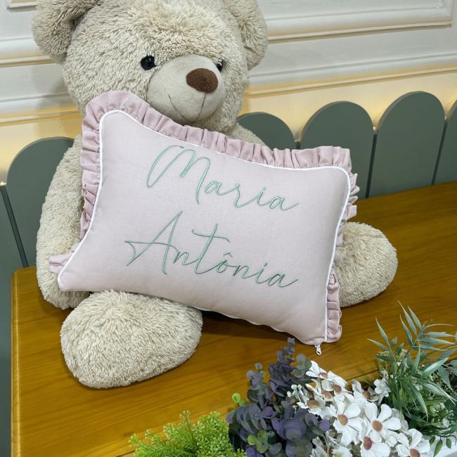 Almofada Decorativa Lunenê Baby Maria Antônia 9256
