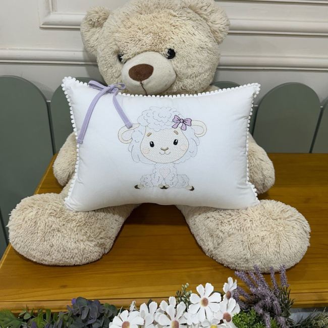 Almofada Decorativa Lunenê Baby Ovelhinha 9272