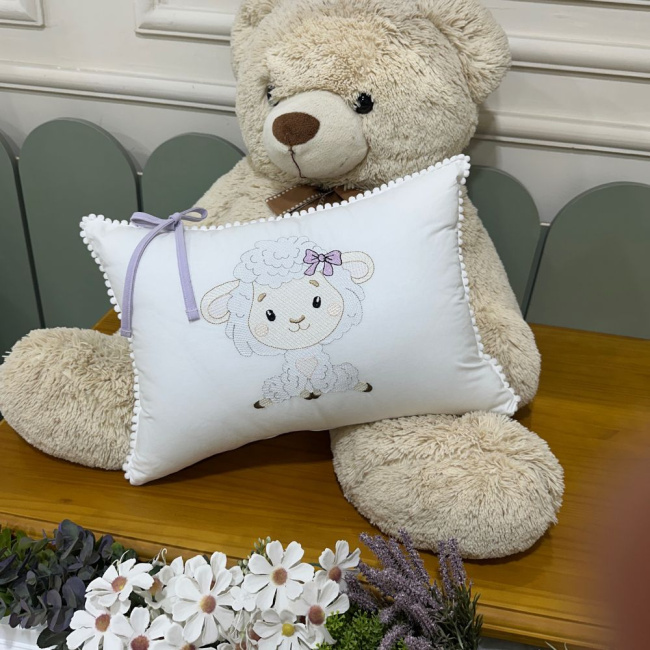 Almofada Decorativa Lunenê Baby Ovelhinha 9272