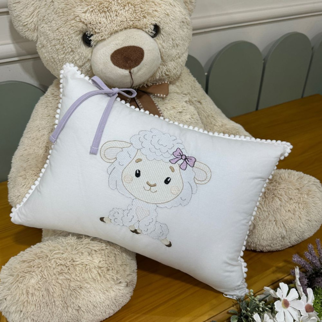 Almofada Decorativa Lunenê Baby Ovelhinha 9272