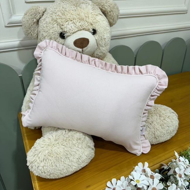 Almofada Decorativas Linho Rose 4528