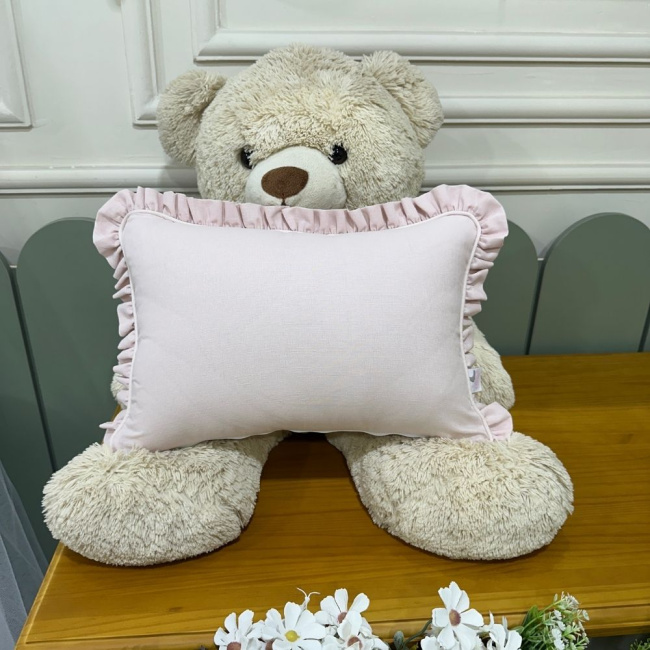 Almofada Decorativas Linho Rose 4528