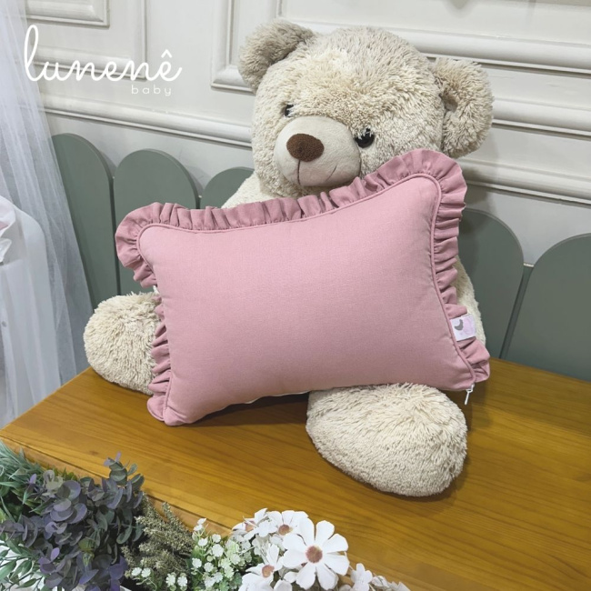 Almofada Decorativas Linho Rose Plush 4528