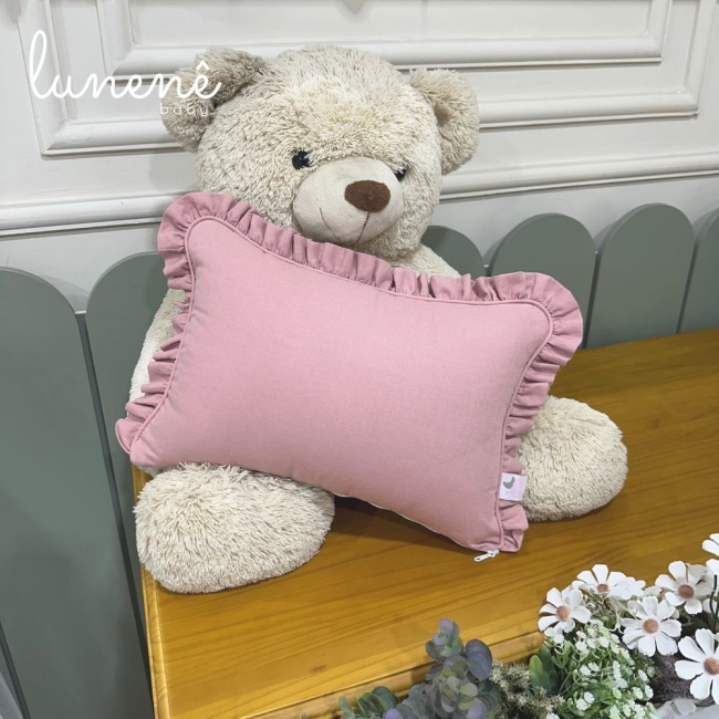Almofada Decorativas Linho Rose Plush 4528