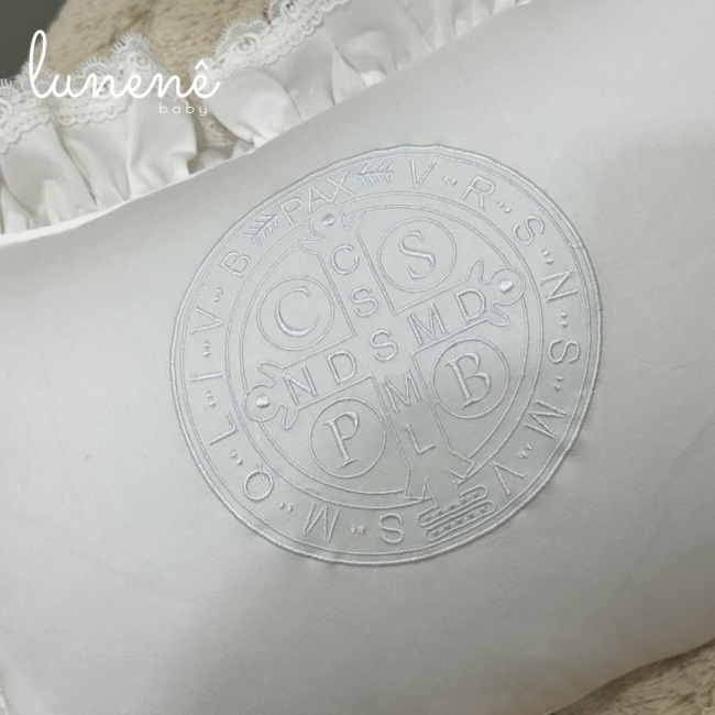 Almofada Lunenê Baby Medalha São Bento 400 Fios 4584