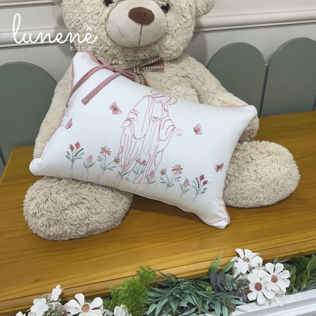 Almofada Lunenê Baby Nossa Senhora Jardim 400 Fios 4585