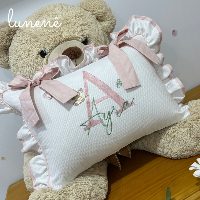 Almofada Personalizada Borboleta Ayra Baby 4680