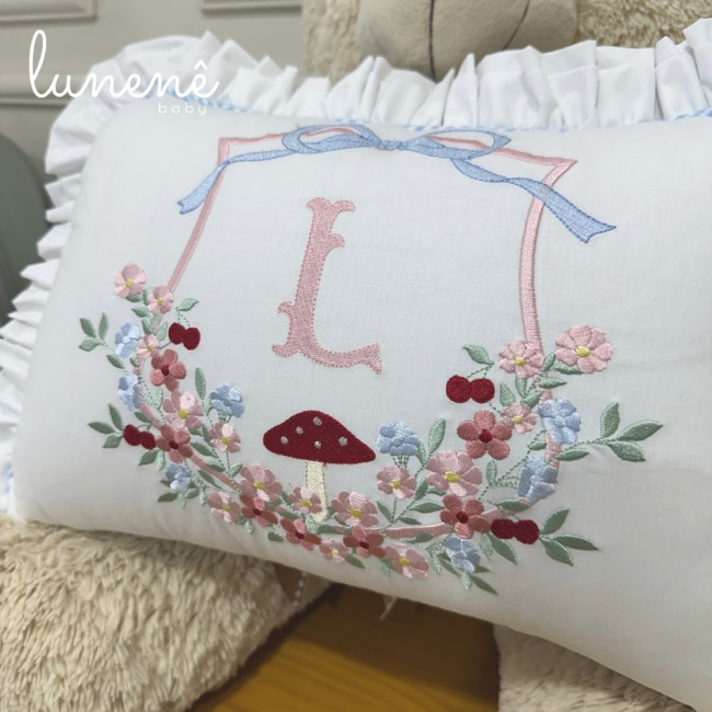 Almofada Personalizada Brasão 200 Fios 4599