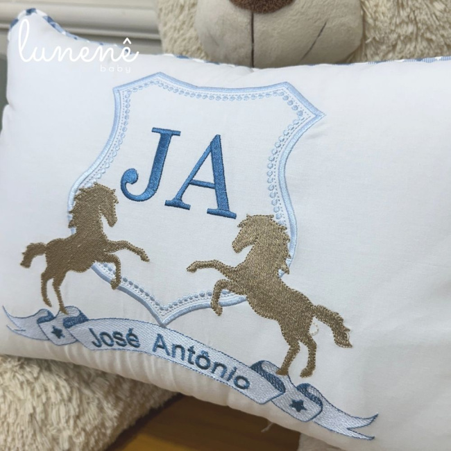 Almofada Personalizada Cavalinho 200 Fios 4573
