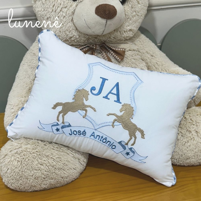 Almofada Personalizada Cavalinho 200 Fios 4573