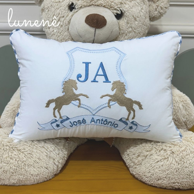 Almofada Personalizada Cavalinho 200 Fios 4573