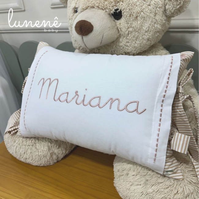 Almofada Personalizada Cerejinha Caqui 200 Fios 4575