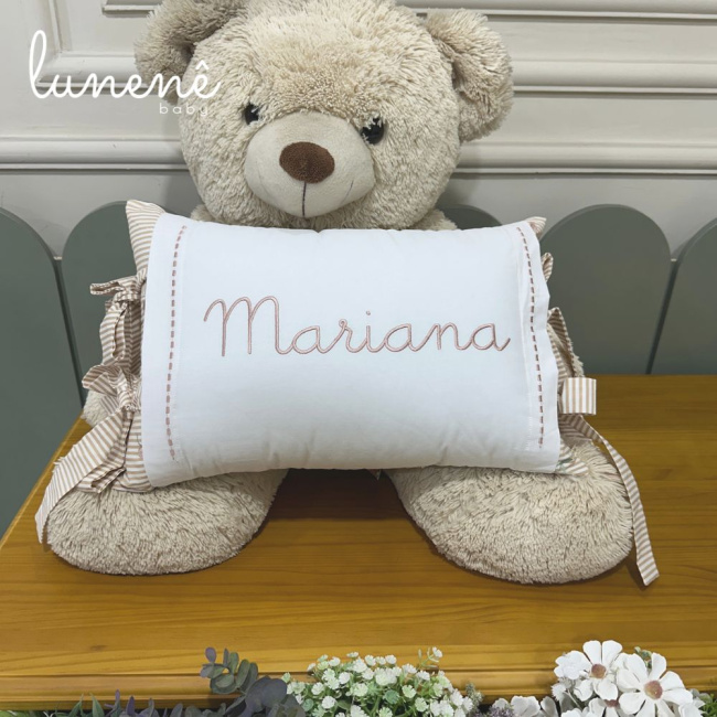 Almofada Personalizada Cerejinha Caqui 200 Fios 4575