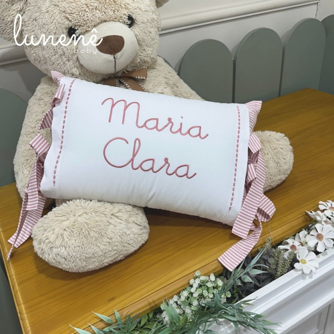 Almofada Personalizada Cerejinha Rose 200 Fios 4568