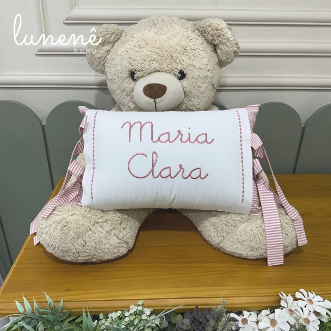 Almofada Personalizada Cerejinha Rose 200 Fios 4568