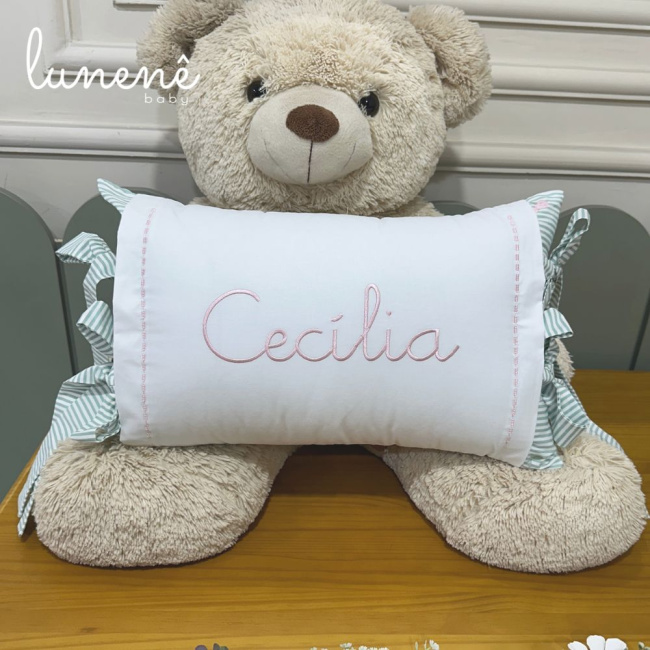 Almofada Personalizada Cerejinha Verde 200 Fios 4574