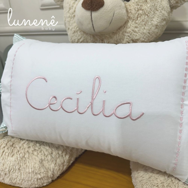 Almofada Personalizada Cerejinha Verde 200 Fios 4574