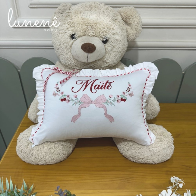 Almofada Personalizada Cerejinha Vermelha 400 Fios 4372