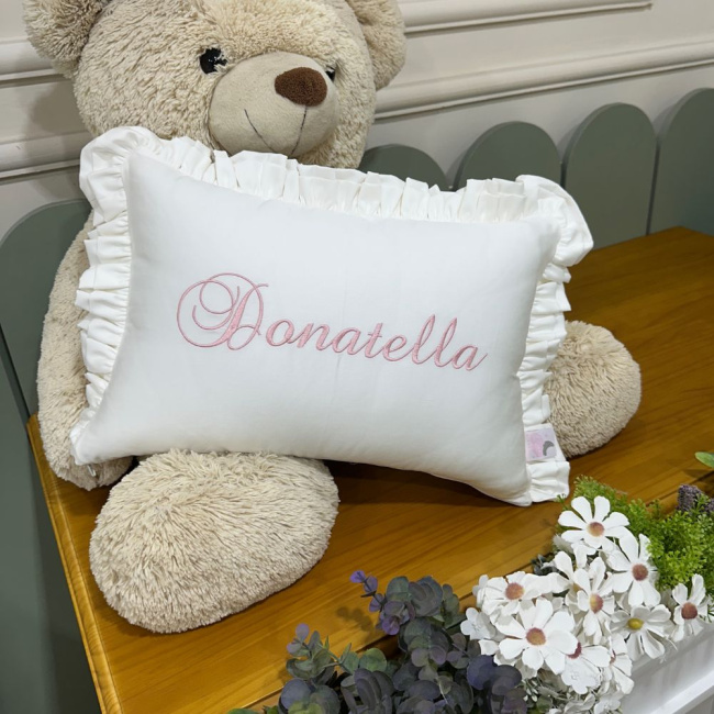 Almofada Personalizada Donatella Baby 400 Fios 4523