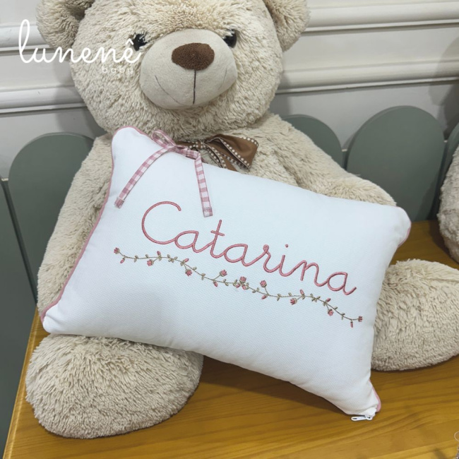 Almofada Personalizada Floral Catarina 200 Fios 4569