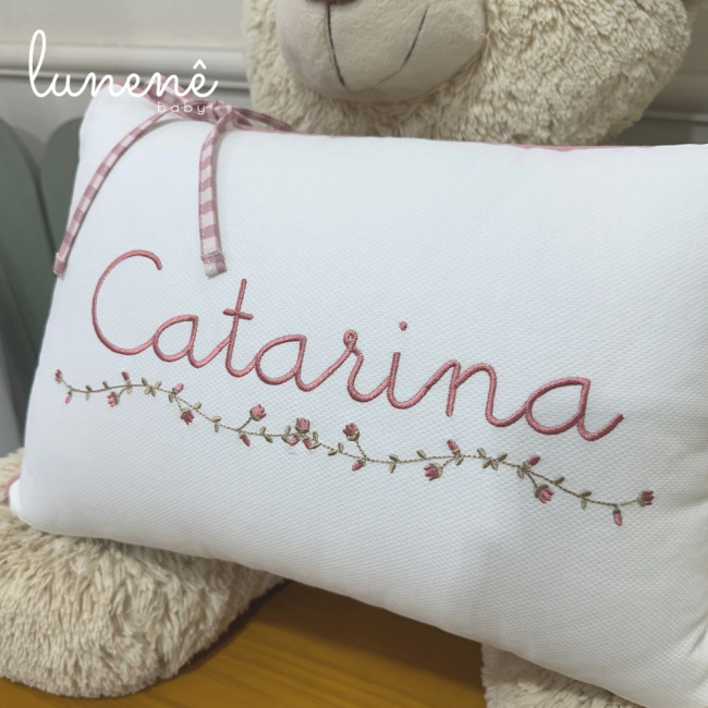 Almofada Personalizada Floral Catarina 200 Fios 4569