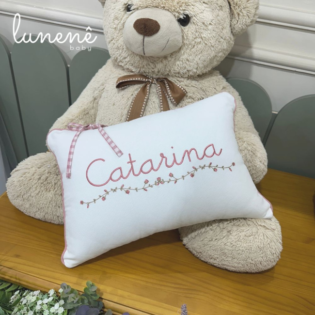 Almofada Personalizada Floral Catarina 200 Fios 4569