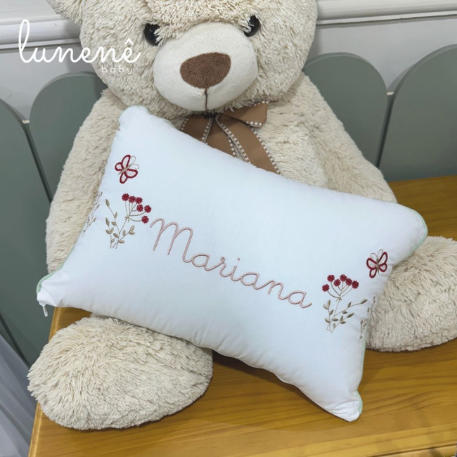 Almofada Personalizada Floral Mariana 200 Fios 4570