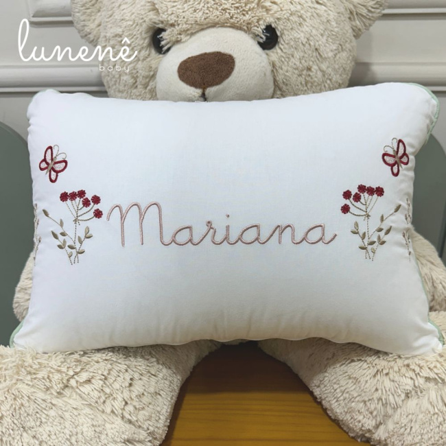 Almofada Personalizada Floral Mariana 200 Fios 4570
