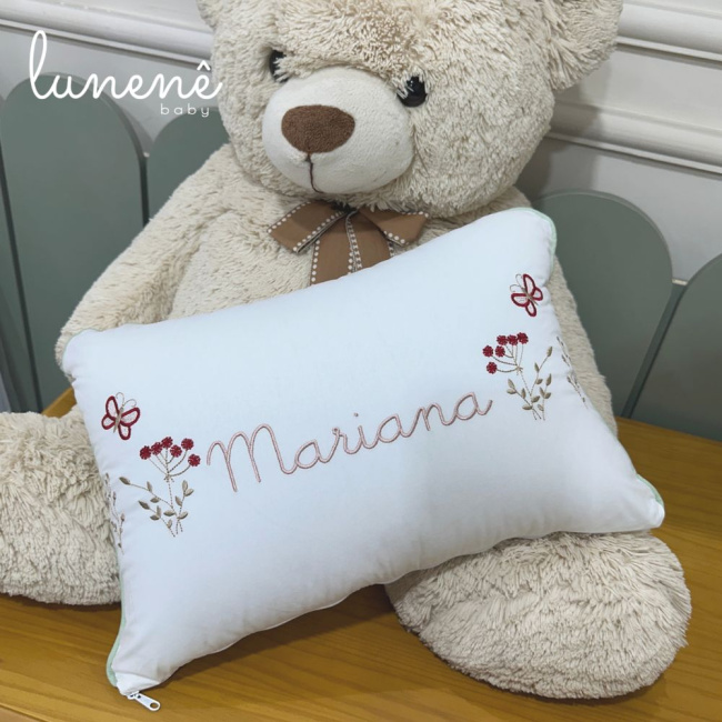 Almofada Personalizada Floral Mariana 200 Fios 4570