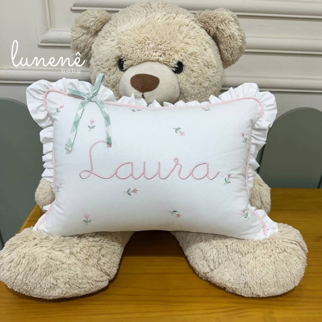 Almofada Personalizada Floral Rose 160 Fios 4632