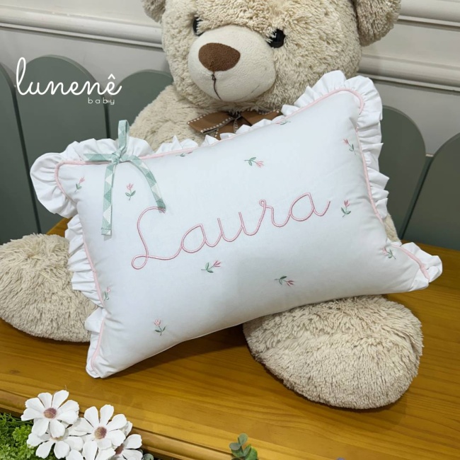 Almofada Personalizada Floral Rose 160 Fios 4632