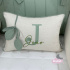 Almofada Personalizada Folhas Baby Verde Malva