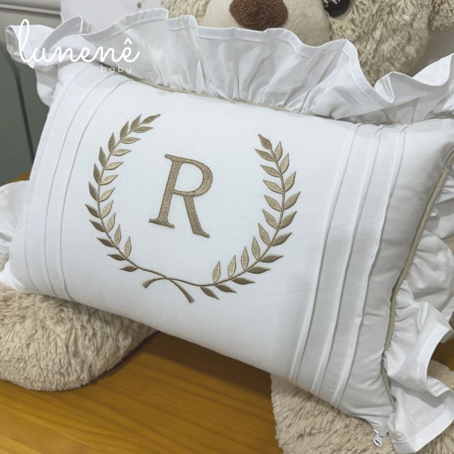 Almofada Personalizada Imperial Caqui 200 Fios 4548