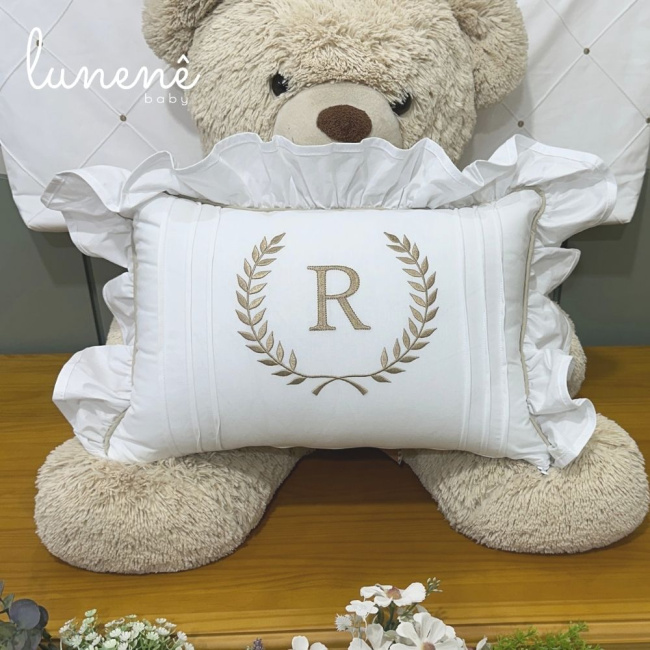 Almofada Personalizada Imperial Caqui 200 Fios 4548