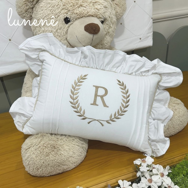 Almofada Personalizada Imperial Caqui 200 Fios 4548