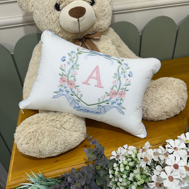 Almofada Personalizada Jardim Encantado 200 Fios 4534