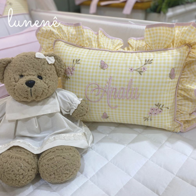 Almofada Personalizada Jardim Encantado 200 Fios 4556