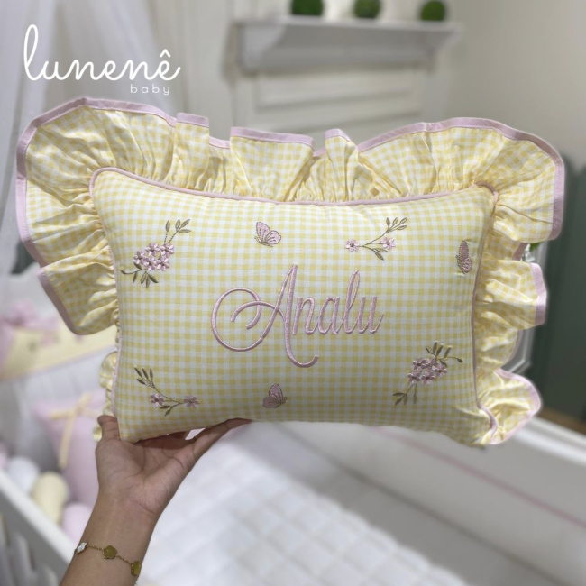 Almofada Personalizada Jardim Encantado 200 Fios 4556