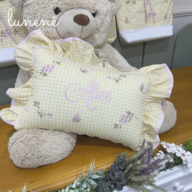 Almofada Personalizada Jardim Encantado 200 Fios 4556