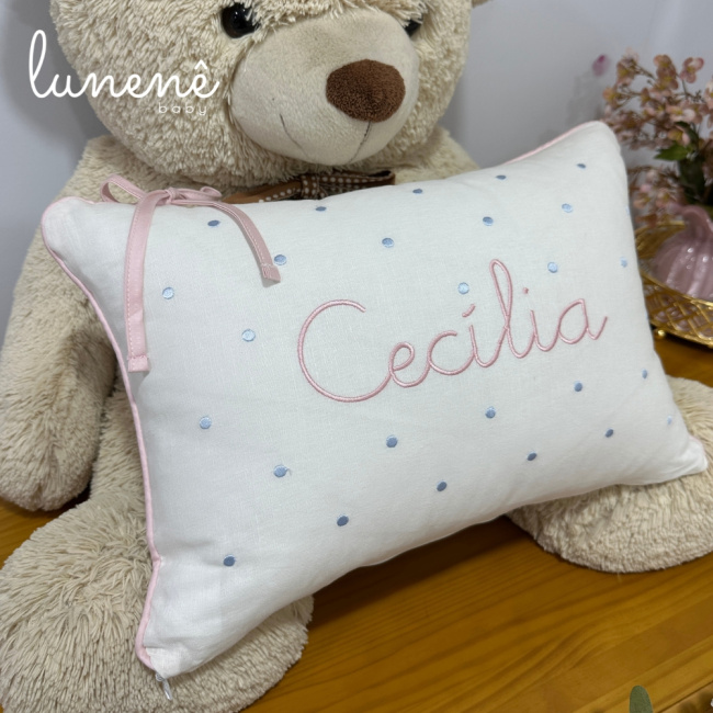 Almofada Personalizada Laços de Cecília 400 Fios 4683