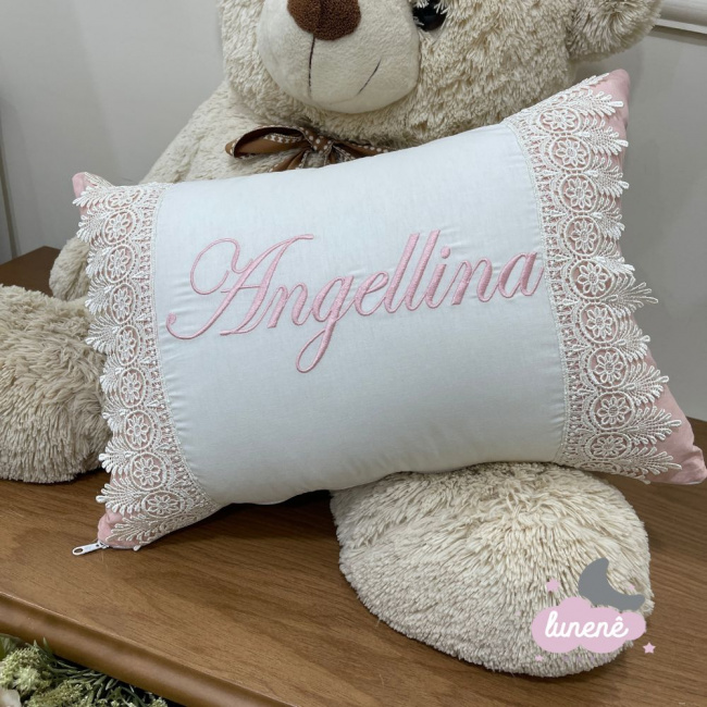 Almofada Personalizada Lunenê Baby Angellina 9079